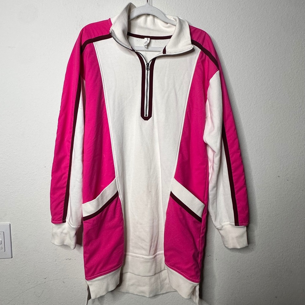 Anthropologie Daily Practice Sporty Colorblock Twofer Mini‎ Dress Size Small